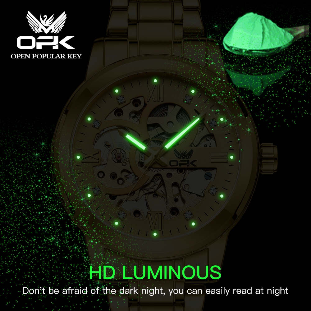 Opk Mens Mechanical Watch 8165
