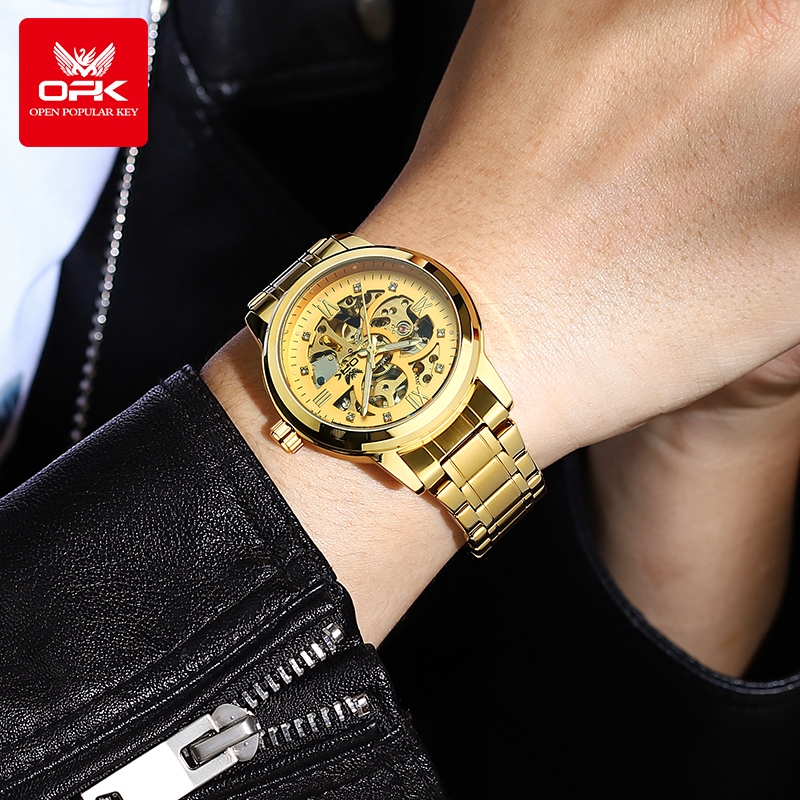Opk Mens Mechanical Watch 8165