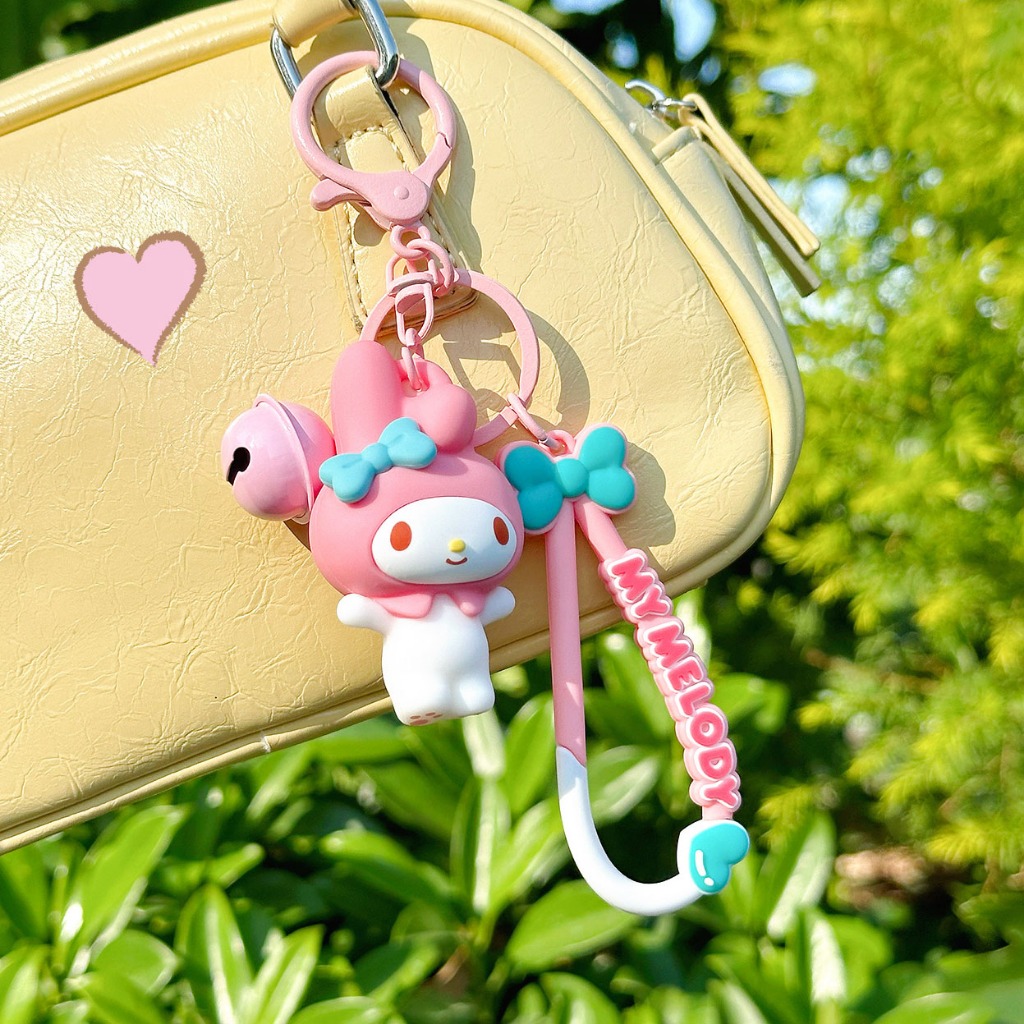 จี้พวงกุญแจตุ๊กตาไอศกรีม Sanrio ของแท้ พวงกุญแจของขวัญ พร้อมส่ง