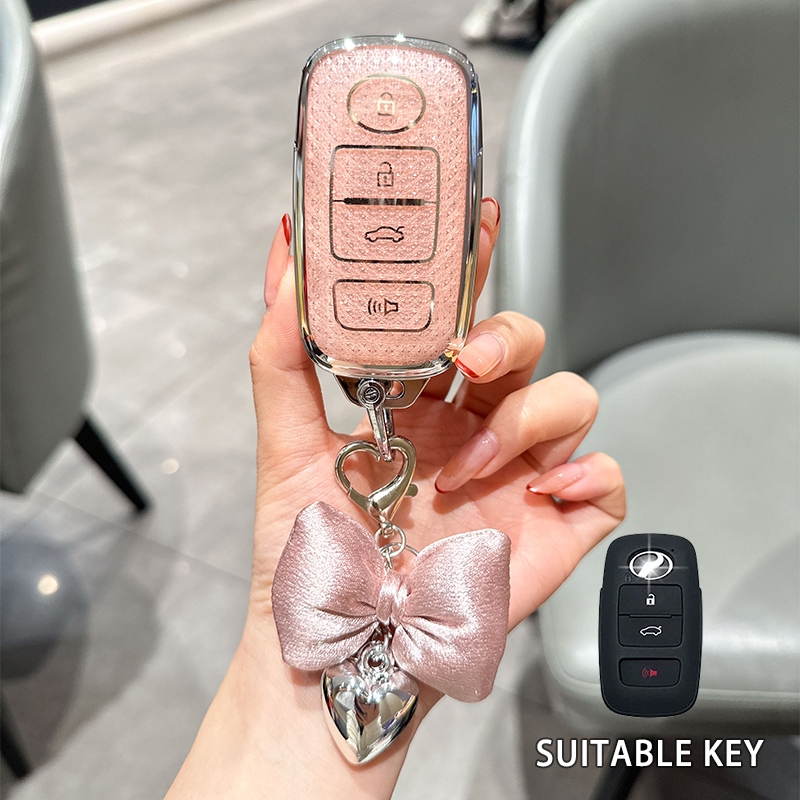 Tpu รถ Remote Key กรณี Shell Fob สําหรับ Perodua Axia Ativa Myvi Alza Veloz สําหรับ Toyota raize Yaris Wigo 2023 Rush Avanza Keyless Remote กรณีปลอกพวงกุญแจ