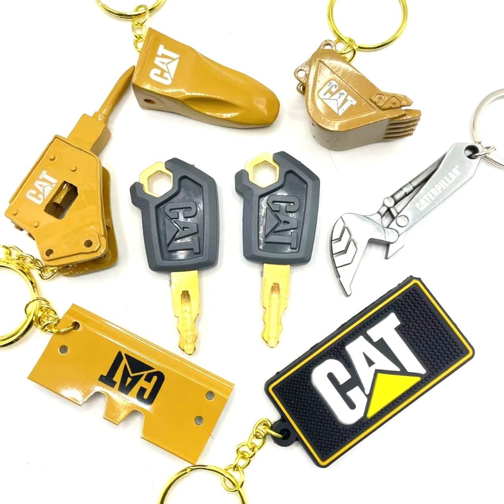 กุญแจใหม่ Carter สีเทา 8H5306 กุญแจรถขุดรวมพวงกุญแจ 8H-5306