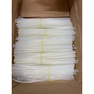 St.kunkka แท่งกาวเทียนเล็ก กาวแท่งร้อนละลายโปร่งใส (10 ชิ้น/ล็อต 7 มม. x 18 ซม.)