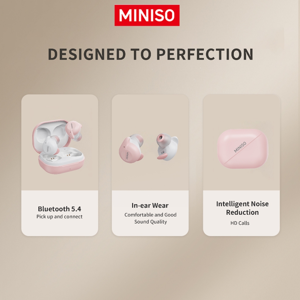 MINISO X51หูฟังนักแปล หูฟังบลูทูธ In-ear หูฟังไร้สาย เสียงคุณภาพสูง บลูทูธ 5.3 ความหน่วงต่ำ โทรแบบ HD ขนาดกะทัดรัดและพกพาสะดวก หูฟังแบบอินเอียร์เดี่ยวและคู่ ระบบสัมผัสไร้สาย