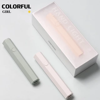 ✨พร้อมส่ง✨ไฟฉายล็อคอะไหล่มินิมอล ใช้ล็อคสีเจล ใช้ต่อเล็บ แห้งไว ไม่ทำให้ผิวคล้ำ ชาร์ตไฟUSB เครื่องอบเล็บขนาดเล็ก ไฟฉาย LED ไร้สาย