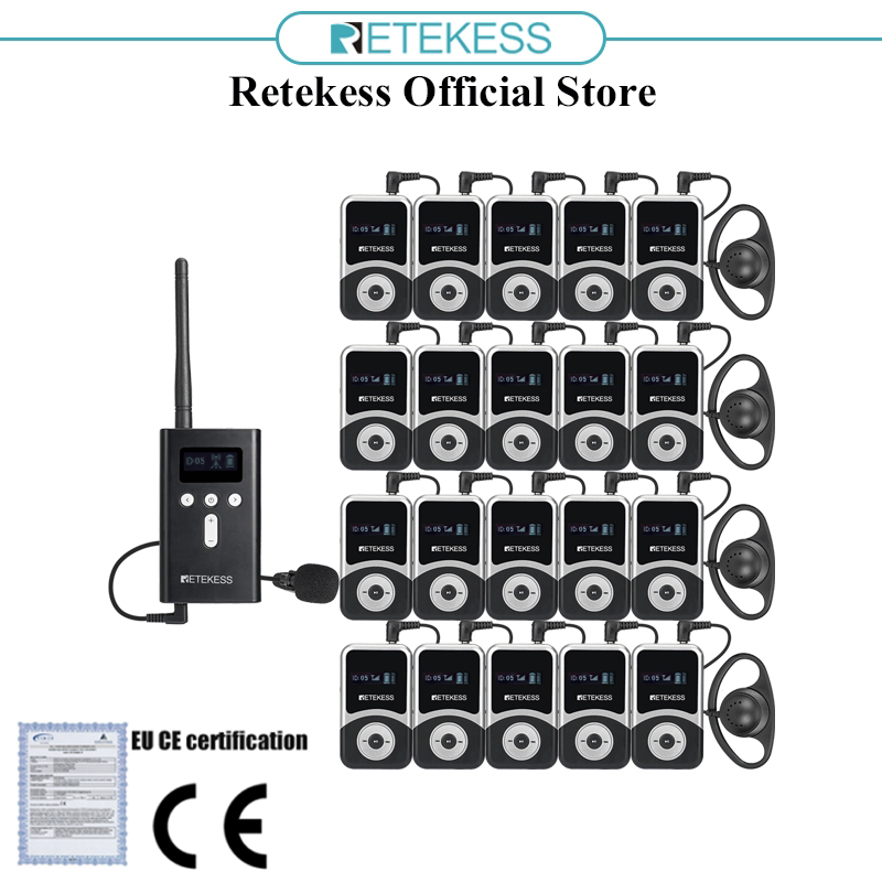 【จัดส่งในท้องถิ่น】Retekess T130S ยาว 150m Tour Guide ระบบไมโครโฟนไร้สายไมโครโฟนหัวไมโครโฟนสําหรับโบสถ์การบรรยาย Umarh การเดินทาง Umarh pilgrimage ฤดู hjj