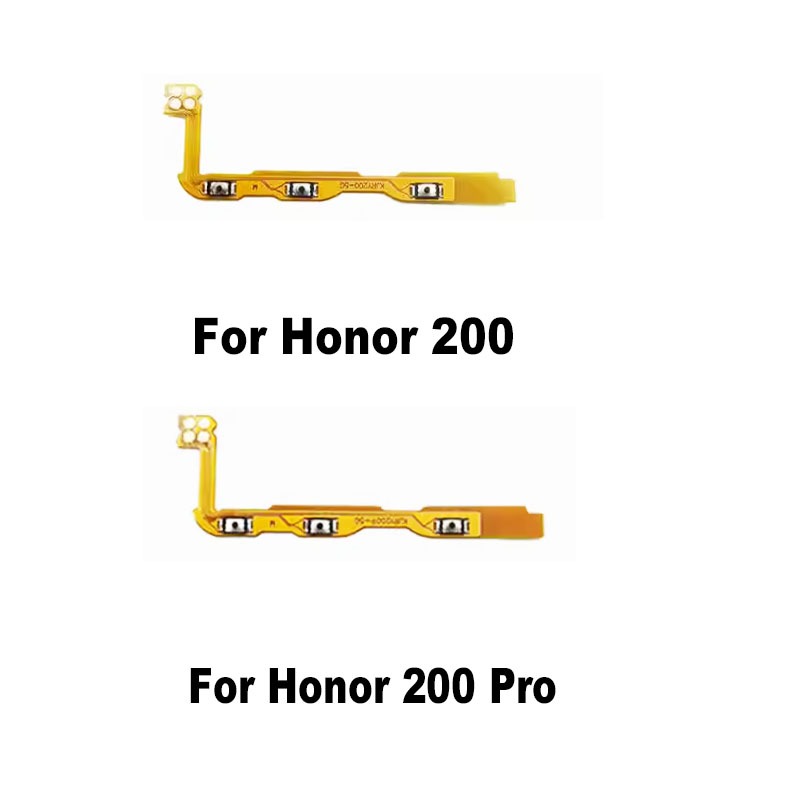 สําหรับ Huawei Honor 200 Pro 5G ปุ่มปรับระดับเสียงไฟ Flex Cable สวิตช์กุญแจด้านข้างเปิดการเปลี่ยนปุ่มควบคุมปิด