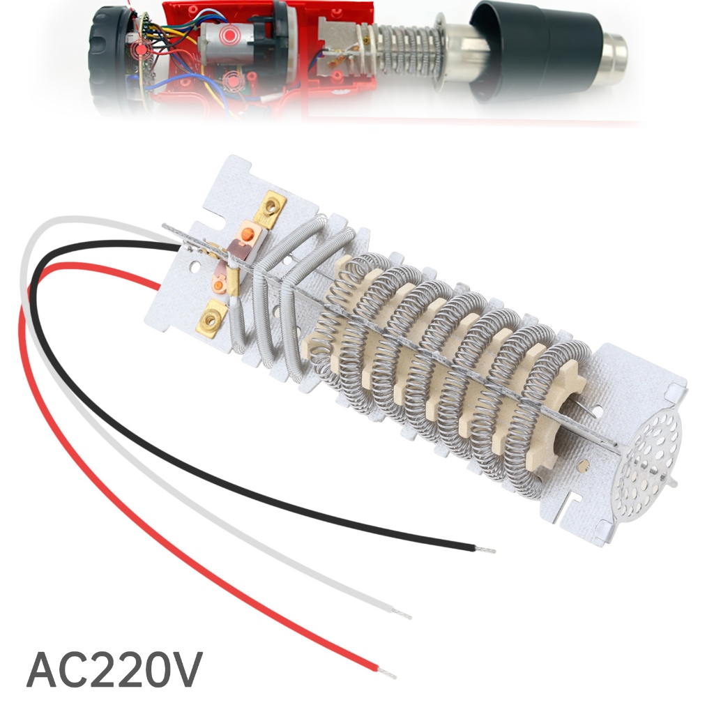 Ac220v แกนทําความร้อนสามสายพร้อมระบบป้องกันความร้อนเกินสําหรับความร้อน 1500W / 2000W ไม่มีจอแสดงผลดิจิตอล