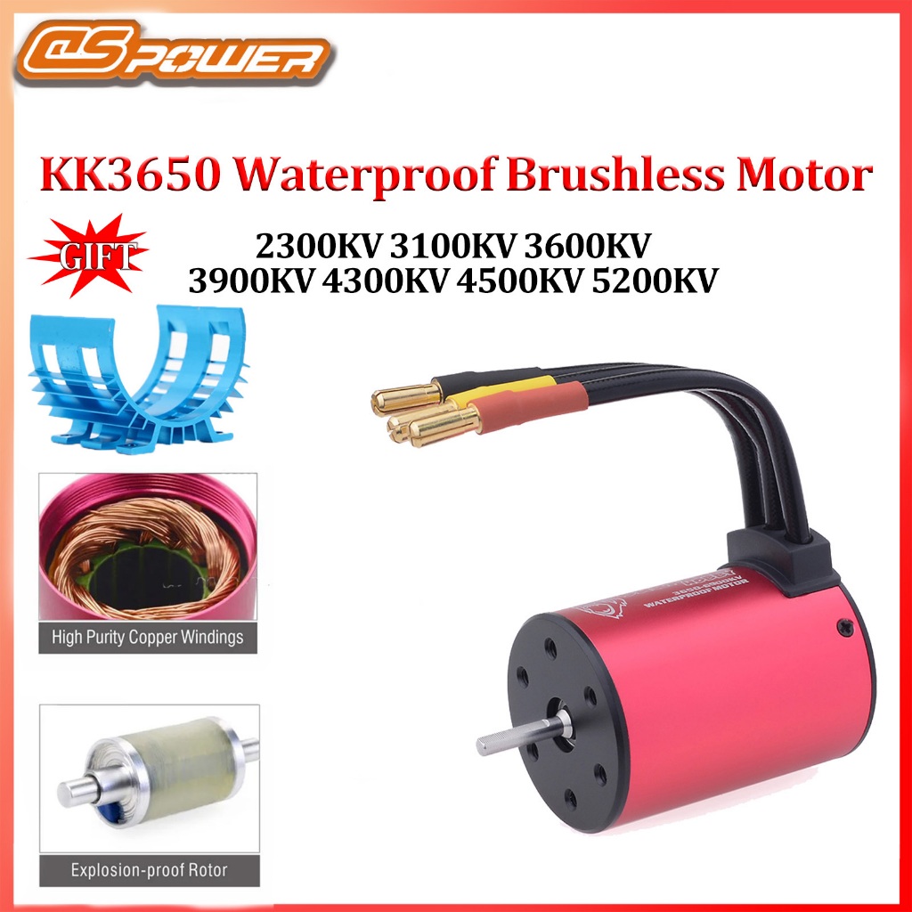 Surpass HOBBY 3650 มอเตอร์ไร้แปรง 5200KV 4500KV 3900KV 3600KV 3100KV 2300KV สําหรับ 1/10 GTR/Lexus 3