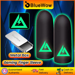 Bluewow Gaming Finger Sleeve สําหรับ PUBG Breathable ปลายนิ้ว Sweatproof Anti-slip ถุงมือปลายนิ้ว