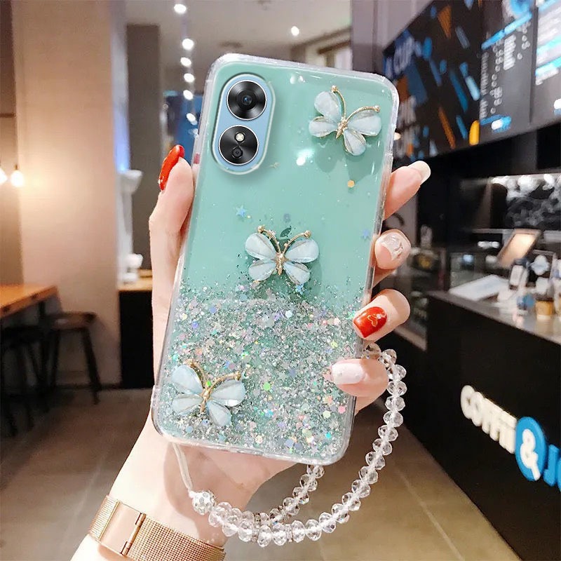 เคส oppo A38 A18 A57 A77S A17K A96 A76 A95 A74 A58 Reno 7Z 8Z A78 A98 Reno 8T 5G A16 Reno 6Z A15S A53 A93 A94 สายคล้อง