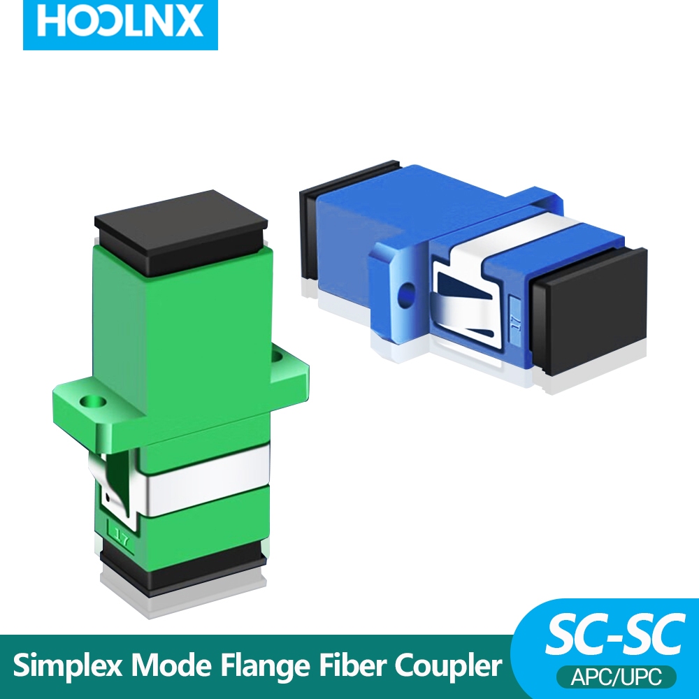 Hoolnx SC to SC Fiber Coupler OS1/OS2 Single mode Fiber Optic Adapter Female to Female APC UPC Simplex Duplex สําหรับ FTTH สายไฟเบอร์ออปติก