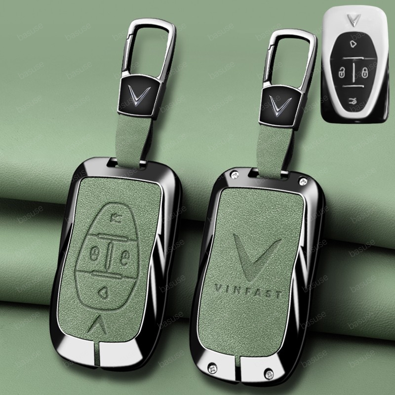 เคสกุญแจหนัง Vinfast VF6 VF6S VF6 Plus VF7 VF8 VF9 กุญแจใหม่รุ่น 2024 Vinfast ฝาครอบกุญแจ