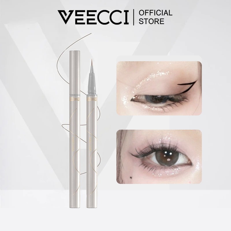 VEECCI เส้นใยออกไอเลเนอร์ เครื่องแต่งหน้าปากกาของเหลว