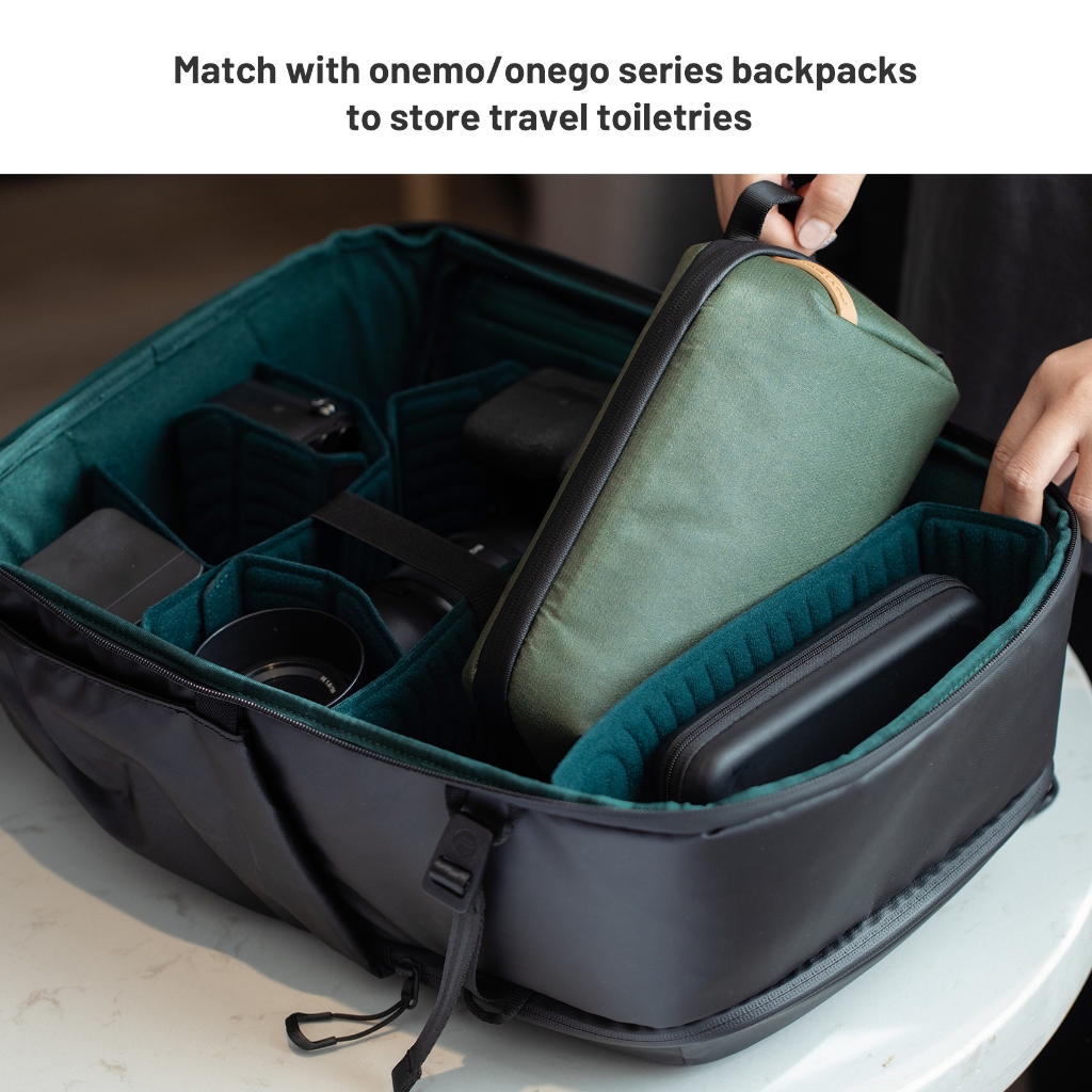 【ร้านค้าอย่างเป็นทางการ】PGYTECH กระเป๋าใส่ของเทคโนโลยี Wash Pouch กันน้ำ ใส่สาย USB โทรศัพท์มือถือ แบตเตอรี่ กล้องถ่ายภาพ การ์ด SD สำหรับการเดินทางธุรกิจแห้ง-เปียก - รูปที่ 7