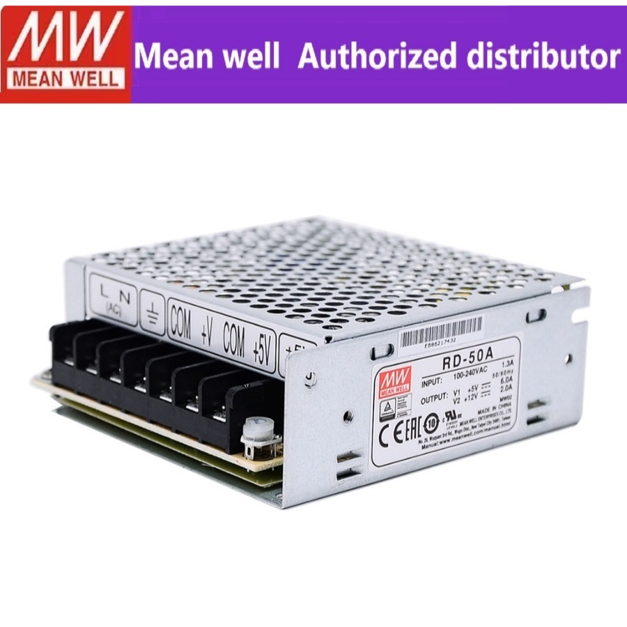 MEAN WELL RD-50A/50B 50W เอาต์พุตคู่ 5V12V24V switching power supply RD-50 RD-50A | 5V 12V RD-50B | 