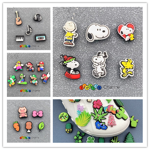 รองเท้าแตะแฟชั่น อุปกรณ์เสริม, Crocs Jibbitz Charms, jibbitz Set, อุปกรณ์รองเท้า กล้องไฟ