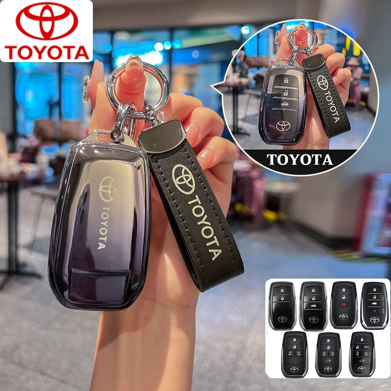 Toyota ฝาครอบกุญแจรถสําหรับ Toyota Majesty/Alphard/Vellfire/Sienta/FORTUNER/Hilux/Camry 2024-2025/Revo/Innova/Harer/FORTUNER legeng/GR SPORT Remote Key Case