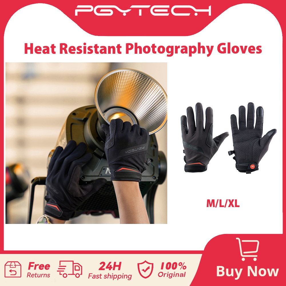 【ร้านค้าอย่างเป็นทางการ】PGYTECH ถุงมือถ่ายภาพทนความร้อนสําหรับช่างแสง M/L/XL