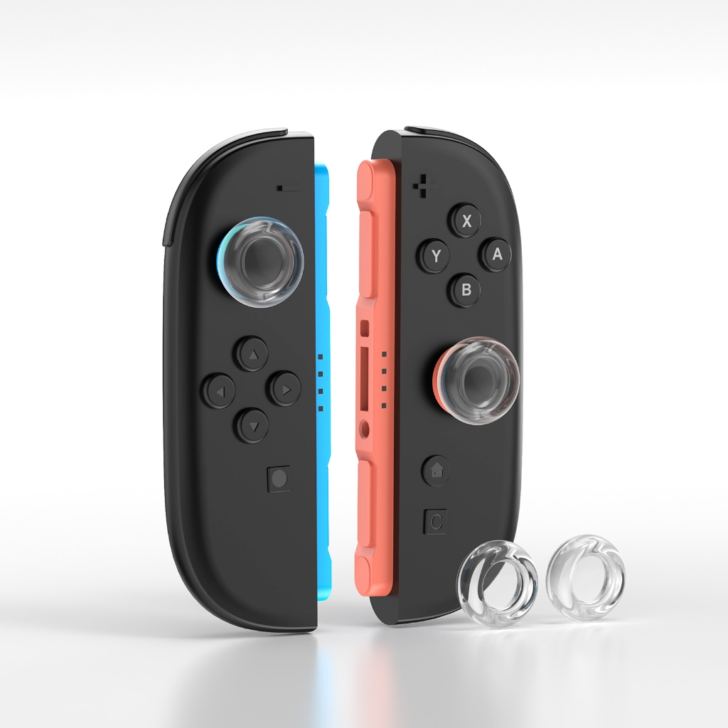 Iine TRANSPARENT THUM GRIP CAPS FOR SWITCH 2 / จอยสติ๊กป้องกัน & วัสดุซิลิโคนอ่อนนุ่ม & สัมผัสสบายแล