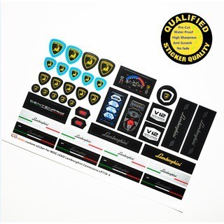 สติ๊กเกอร์สั่งทําสําหรับ Cada-C61041 Lamborghini Centenario 1:8 รุ่น สติ๊กเกอร์คุณภาพระดับพรีเมียมเท่านั้น