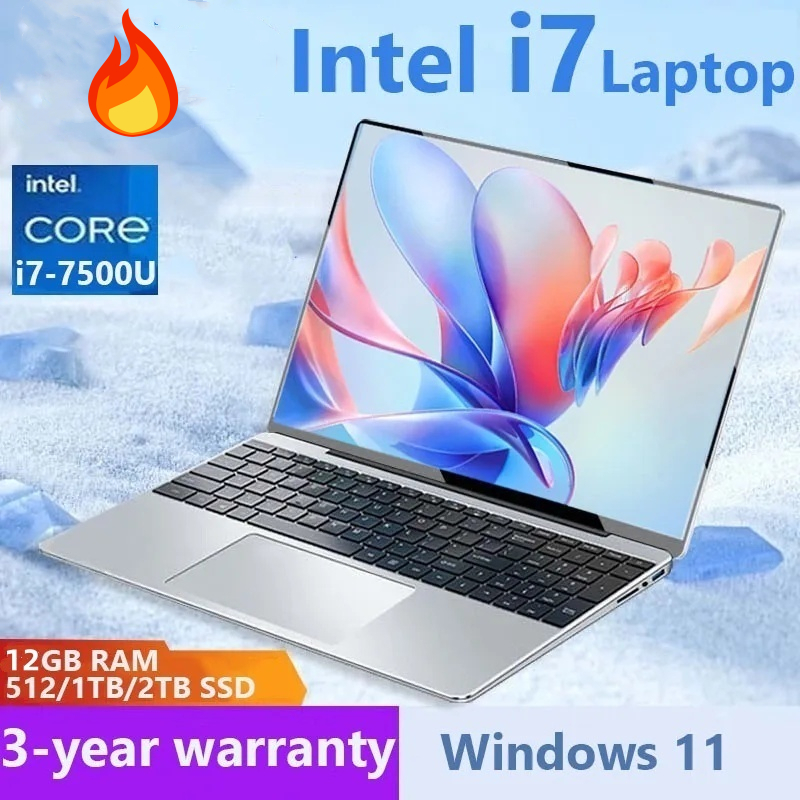 【3 ปี รับประกัน 】 ปีแล็ปท็อปแบบพกพา FHD หน้าจอ 14.1 โน้ตบุ๊กงาน SSD ของแล็ปท็อป Intel Core i7 12GB+512GB PC Laptop