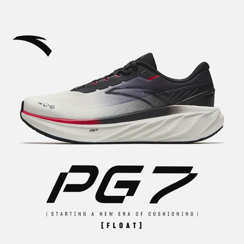 ANTA PG 7 Float 2E Widefoot รองเท้ากีฬาวิ่งและเดินสำหรับเท้ากว้าง นุ่มสบาย สำหรับผู้ชาย 112445504