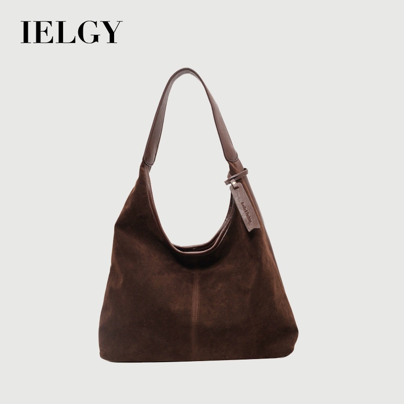 IELGY Fashion All-Match Underarm Large Capacity Retro Casual Tote Bag Commuter Casual Shoulder Bag