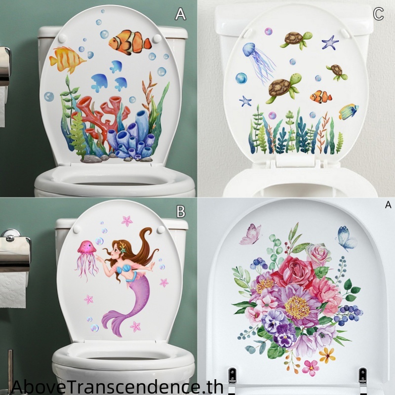 Above สติกเกอร์ ลายสัตว์ทะเล WC มีกาวในตัว ลอกออกได้ สําหรับติดตกแต่งผนังห้องน้ํา ห้องสุขา 11 ชิ้น