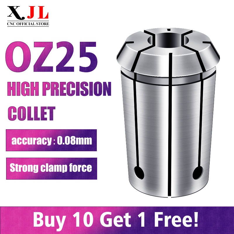 Xjl ความแม่นยําสูง OZ25 Collet CNC Elastic Collet Chuck 3 ~ 25 มม. Machining Center เครื่องมือผู้ถือเครื่องแกะสลักฤดูใบไม้ผลิ Chuck