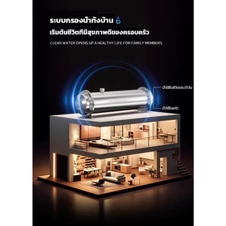 MONKEY PVDF เครื่องกรองน้ําทั้งบ้าน น้ําใสกว่าถังกรองไฟเบอร์ 10 เท่า 0.01μm อายุการใช้งานมากกว่า 3 ปี
