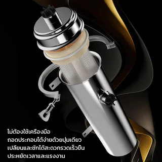 MONKEY PVDF เครื่องกรองน้ําทั้งบ้าน น้ําใสกว่าถังกรองไฟเบอร์ 10 เท่า 0.01μm อายุการใช้งานมากกว่า 3 ปี