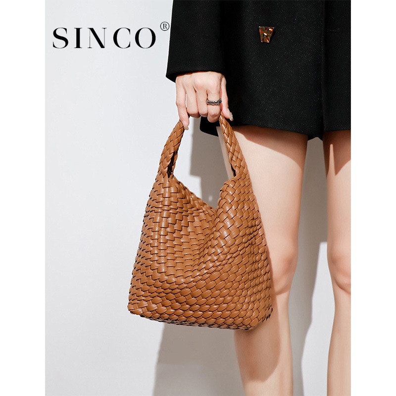 Niche Design ทอกระเป๋าถือตะกร้าผักแนวโน้มแฟชั่นกระเป๋าสะพายไหล่เดียวฤดูร้อนสไตล์ใหม่All-Matchเด็ก @-