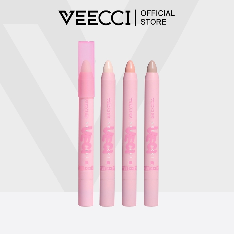 VEECCI บลัชออน ไฮไลท์ & คอนทัวร์ สติ๊ก โบนัส หัวแปรง อเนกประสงค์ ธรรมชาติ กันน้ำ คอนทัว (2.2g)