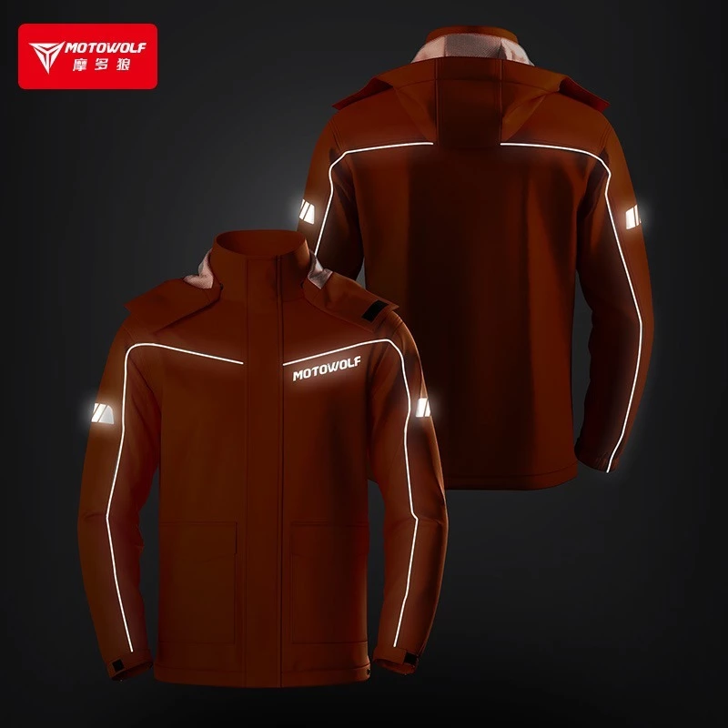 Motowolf ชุดเสื้อกันฝนมอเตอร์ไซค์ เสื้อและกางเกง thumbnail 8