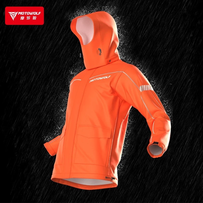 Motowolf ชุดเสื้อกันฝนมอเตอร์ไซค์ เสื้อและกางเกง thumbnail 9
