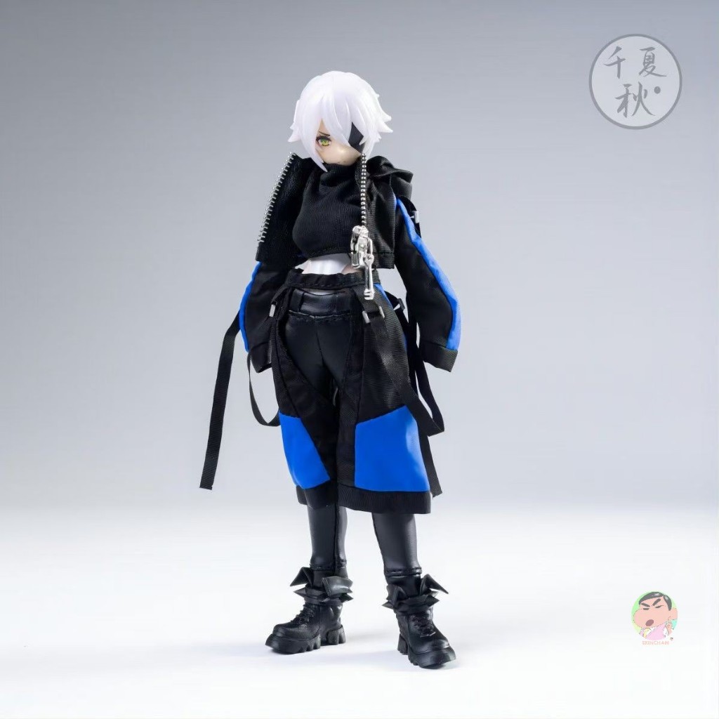 Qiu Action Figure 1/12 ชุดแฮ็กเกอร์