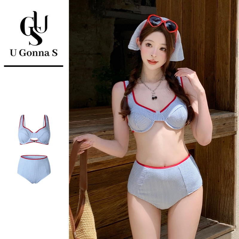 U Gonna S ชุดบิกินี่ชุดว่ายน้ําสําหรับผู้หญิง 2 ชิ้นเบาะชุดเซ็กซี่ Beachwear Tankini เสื้อผ้าแฟชั่น 