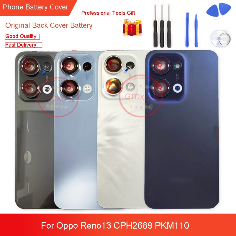 ใหม่สําหรับOppo Reno13 ฝาครอบประตูหลังด้านหลังฝาครอบด้านหลัง