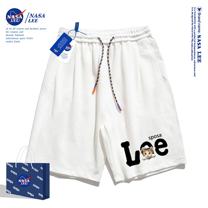 【48 ชั่วโมงจัดส่ง】NASA กางเกงขาสั้นเด็กสีขาวสบายๆ รุ่นใหม่ปี 2025 สำหรับเด็กผู้ชายและเด็กผู้หญิง ใส่สบาย ระบายอากาศดี