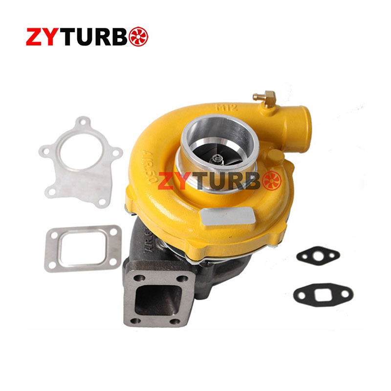 ไฮบริด T3/T4 T04E .63 A/R กังหันสีเหลือง 5 Bolt หน้าแปลน Turbo Turbocharger Racing