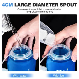 Newboler 250ml/300ml/500ml Soft Flask TPU ขวดน้ํานุ่มพับได้เหมาะสําหรับวิ่งจ๊อกกิ้งเดินป่ามาราธอนขี่จักรยาน