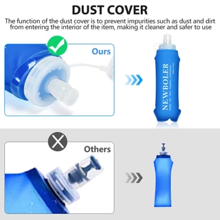 Newboler 250ml/300ml/500ml Soft Flask TPU ขวดน้ํานุ่มพับได้เหมาะสําหรับวิ่งจ๊อกกิ้งเดินป่ามาราธอนขี่จักรยาน