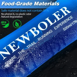 Newboler 250ml/300ml/500ml Soft Flask TPU ขวดน้ํานุ่มพับได้เหมาะสําหรับวิ่งจ๊อกกิ้งเดินป่ามาราธอนขี่จักรยาน