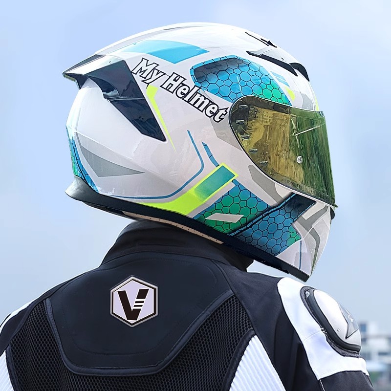 หมวกกันน็อก VGV แบบเต็มใบ 2 เลนส์ รับรอง DOT-USA/3C-China 1400g ผ้าซับในถอดล้างได้+เปลี่ยนเลนส์