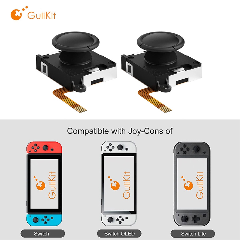 Gulikit TMR จอยสติ๊กสําหรับ Joy-Con ใช้งานร่วมกับ Nintendo Switch/สวิทช์ OLED/สวิทช์ Lite Joycon Controller GuliKit Hall จอยสติ๊กสําหรับ Joy-Con AKNES GuliKit NS40T TMR Sensing จอยสติ๊ก
