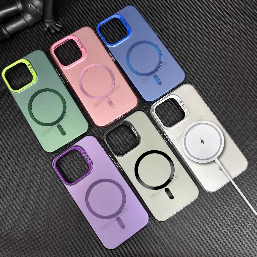 เคสโทรศัพท์ไร้สายแม่เหล็ก Infinix Note 50 40 Pro Plus + 40S 30 4G 5G ปลอก Frosted Hard สีสัน Rainbow กันกระแทก
