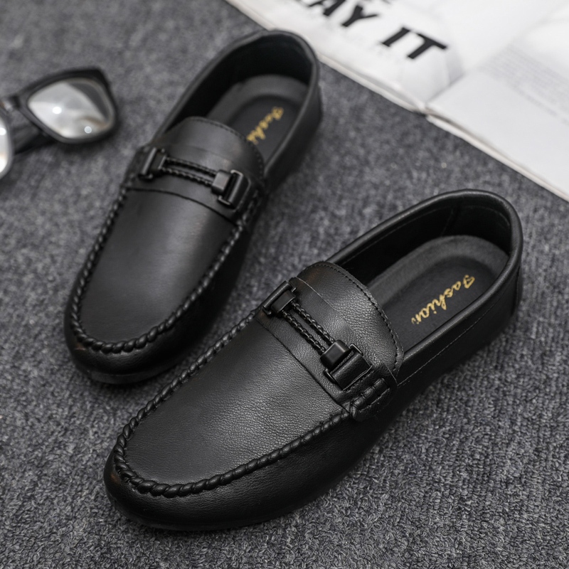 🚚สปอตสินค้า🚚 รองเท้า loafer รองเท้าหนัง รองเท้าออกซฟอร์ดหนัง โลฟเฟอร์ โลฟเฟอร์หนังลําลอง  คชชูผู้ชาย