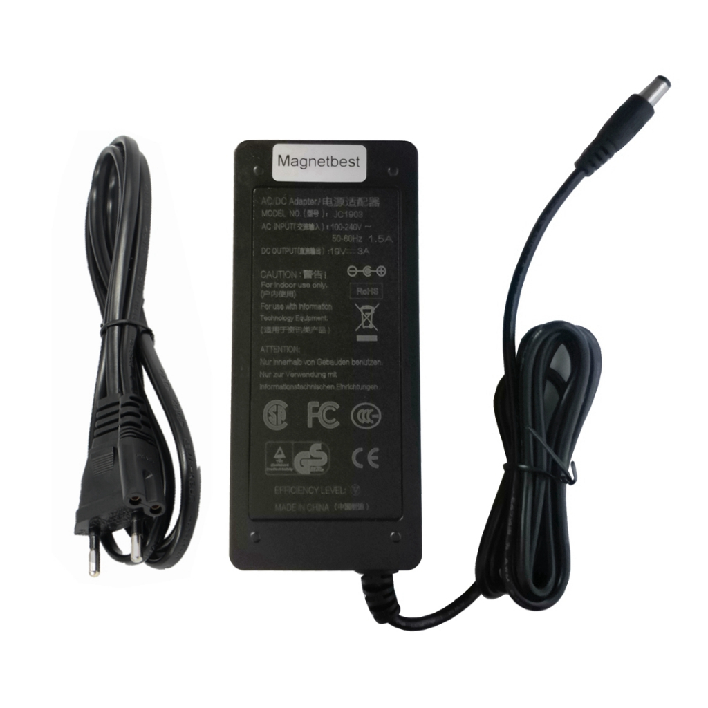 19V 3A แหล่งจ่ายไฟสําหรับ Harman / Kardon Go + Play ลําโพงบลูทูธสเตอริโอลําโพงกลางแจ้งแบบพกพา AC DC Adapter Charger