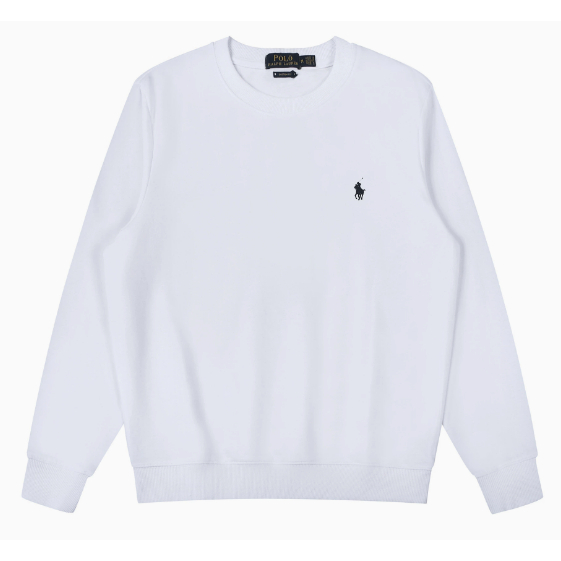 POLO ใหม่โปโลผู้ชายผู้หญิงผ้าฝ้ายแท้คอกลมเสื้อกันหนาว031