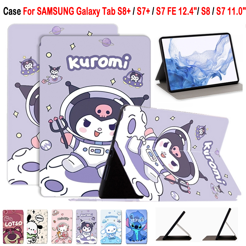 สําหรับ SAMSUNG Galaxy Tab S8 + S7 + S7 FE 12.4 "S8 S7 11.0 "X810 X710 T870 X806 X706 T970 แฟชั่นการ